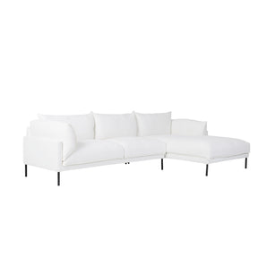 Cove Sleek 3 Seater Right Chaise Set