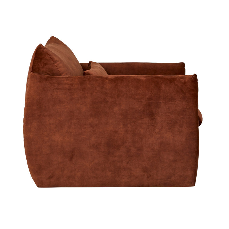 Sidney Peak Sofa Ch-Caper Vel