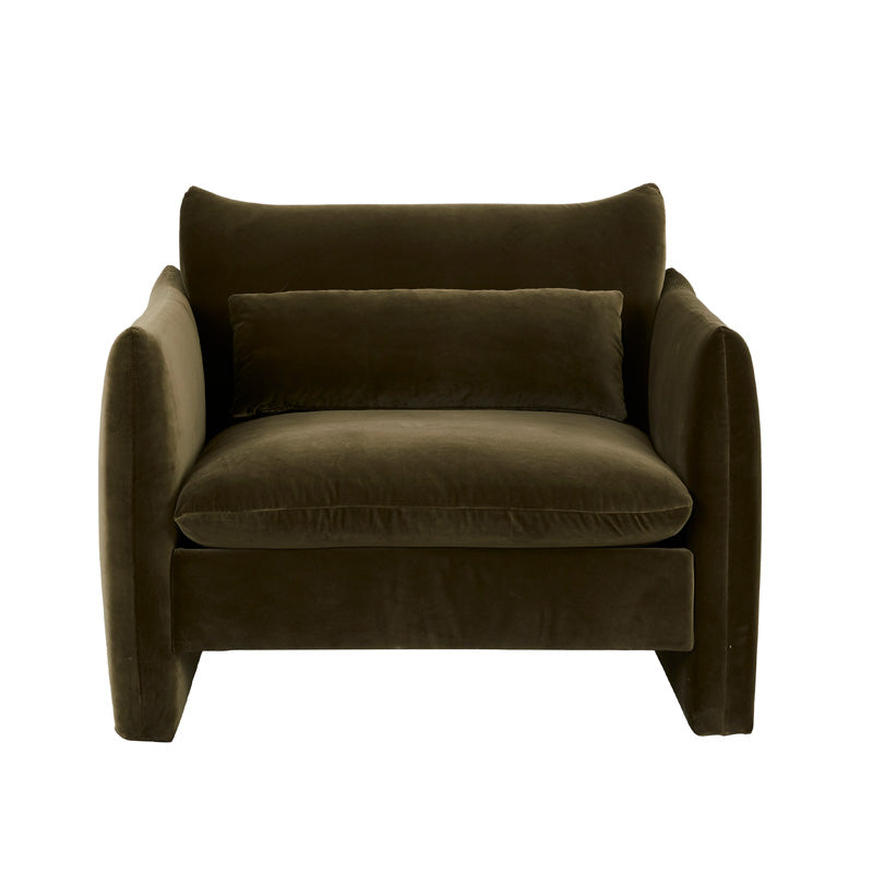 Sidney Peak Sofa Ch-Caper Vel