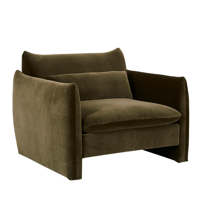 Sidney Peak Sofa Ch-Caper Vel