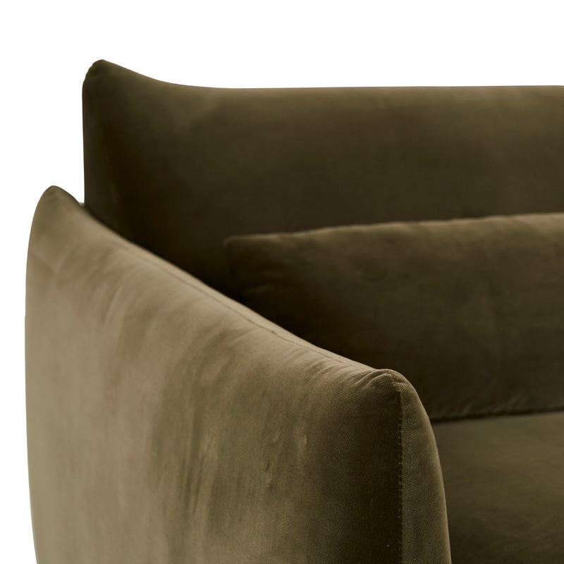 Sidney Peak Sofa Ch-Caper Vel