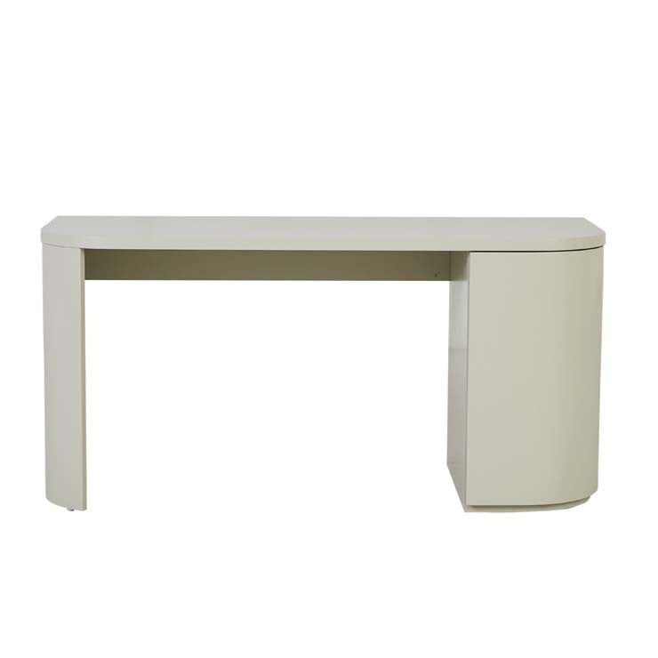 Orson Round Desk - Putty