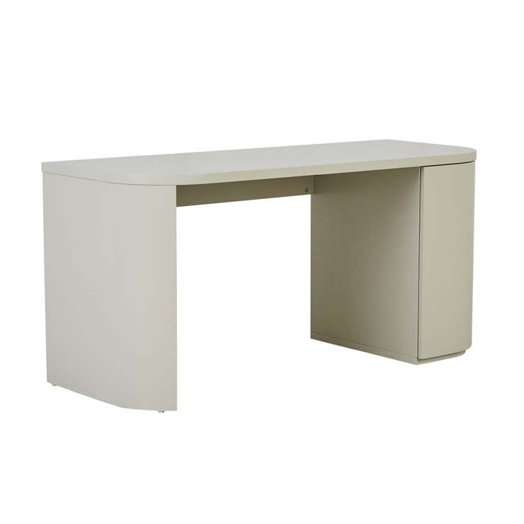 Orson Round Desk - Putty