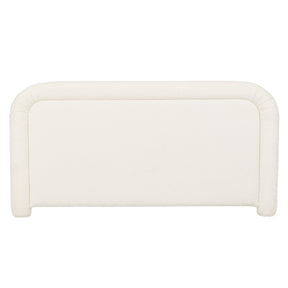 Almos Chubby Bed Head KS- Ivory Boucle
