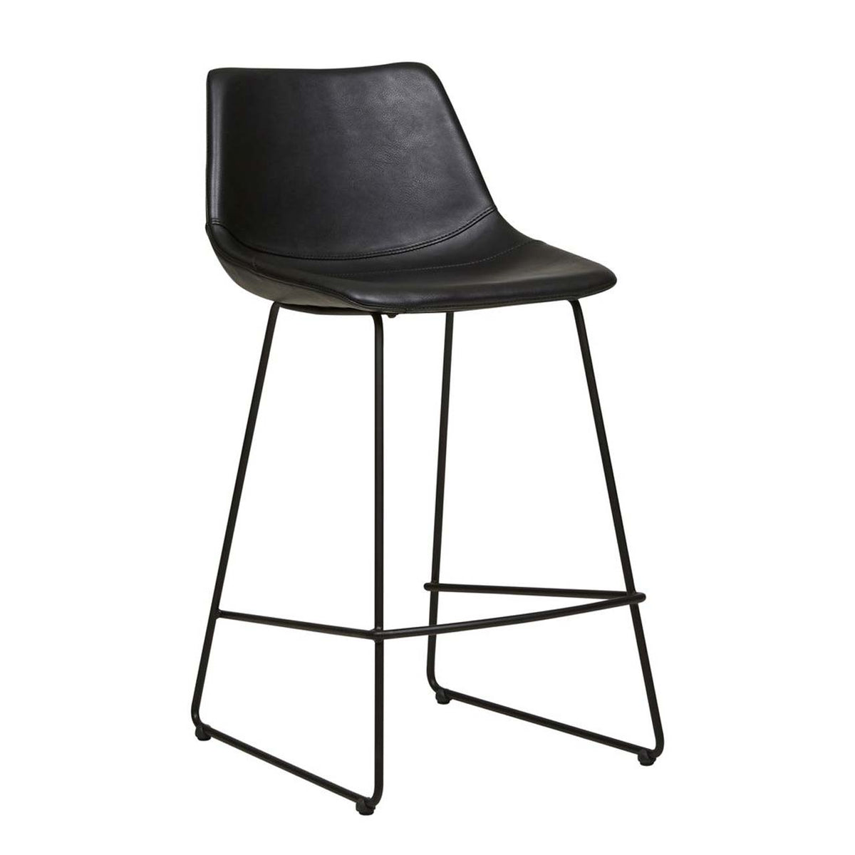 Arnold Barstool-Bk/VintBlackPU
