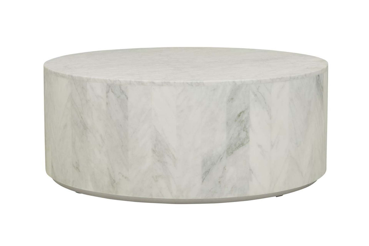 Elle Block Round Coffee Table