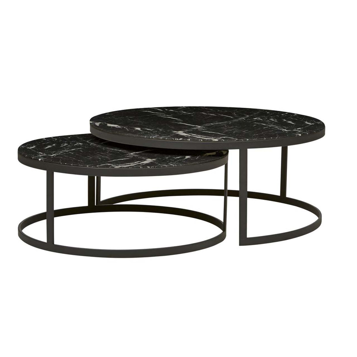 Elle Round Nest Flat Coffee Table