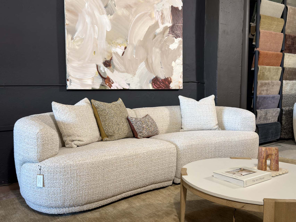Solenne Curved 2 Piece Sofa
