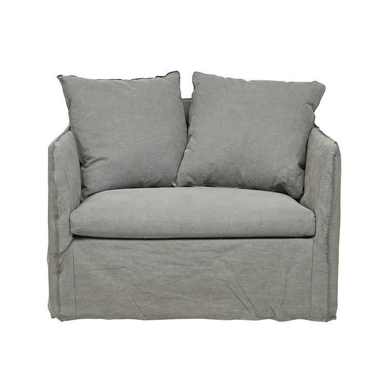 Vittoria Slipcover 1 Seater Sofa